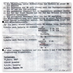 Bericht Bernhard Köppes über die 2. Besichtigung des Fundes mit Vorschlag der Restaurierung - Mai 1988