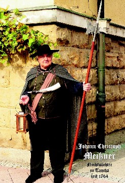 Autogramm-Karte Nachtwächter zu Taucha