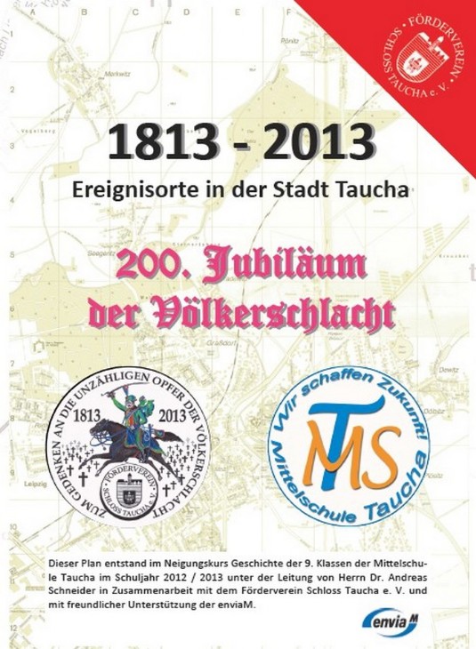 Plan der Ereignisorte 1813