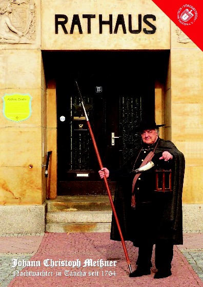 Postkarte #4 Nachtwächter zu Taucha