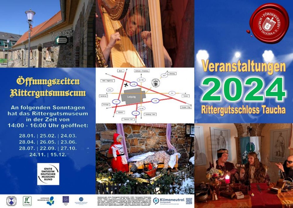 Veranstaltungsfolder 6-seitig „Veranstaltungen 2024"